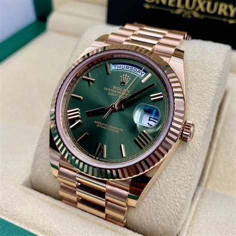 rolex day date 40 cost|Rolex Day-Date 40 everose.